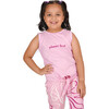 Planet First Embroidered Tie-Up Vest, Pink - Vests - 5