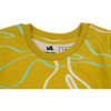 Reef Print Unisex Short Sleeve T-Shirt, Mustard - T-Shirts - 3
