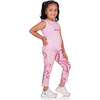 Planet First Slogan Vest With Matching Reef Print Leggings Set, Pink - Mixed Apparel Set - 6