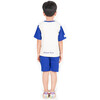 Be-Reefliable T-Shirt With Matching Shorts Unisex Set, Blue & White - Mixed Apparel Set - 6