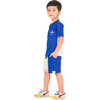 Be-Reefliable T-Shirt With Matching Shorts Unisex Set, Blue & White - Mixed Apparel Set - 8