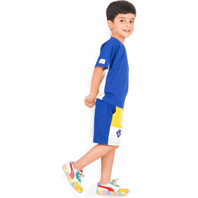 Be-Reefliable Drop Shuoulder T-Shirt, Blue - T-Shirts - 9