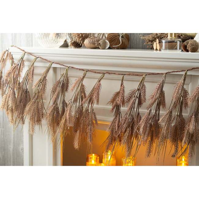 Amber Waves of Grain Fall Harvest Garland - Garlands - 2