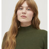 The Winter Sweater, Leaf Green Rib Knit - Sweaters - 2