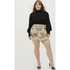 The Tatiana Skirt, Multi Equestrian Toile Stretch Crepe - Skirts - 2