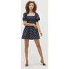 The Athena Nap Dress, Navy Autumn Paisley Jacquard - Dresses - 2