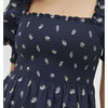 The Athena Nap Dress, Navy Autumn Paisley Jacquard - Dresses - 4
