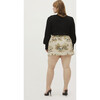 The Tatiana Skirt, Multi Equestrian Toile Stretch Crepe - Skirts - 5