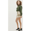The Tatiana Skirt, Multi Equestrian Toile Stretch Crepe - Skirts - 6