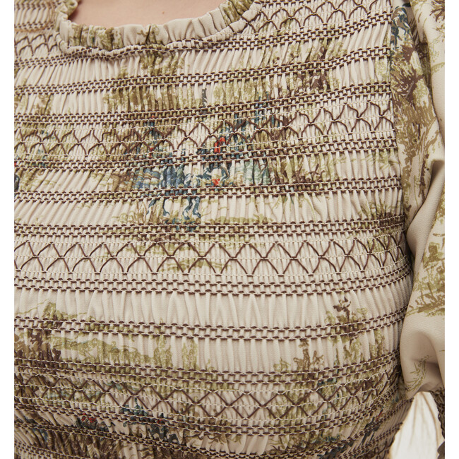 The Vivi Nap Dress, Multi Equestrian Toile Stretch Crepe - Dresses - 7