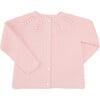 Openwork Cardigan, Pink - Cardigans - 1 - thumbnail