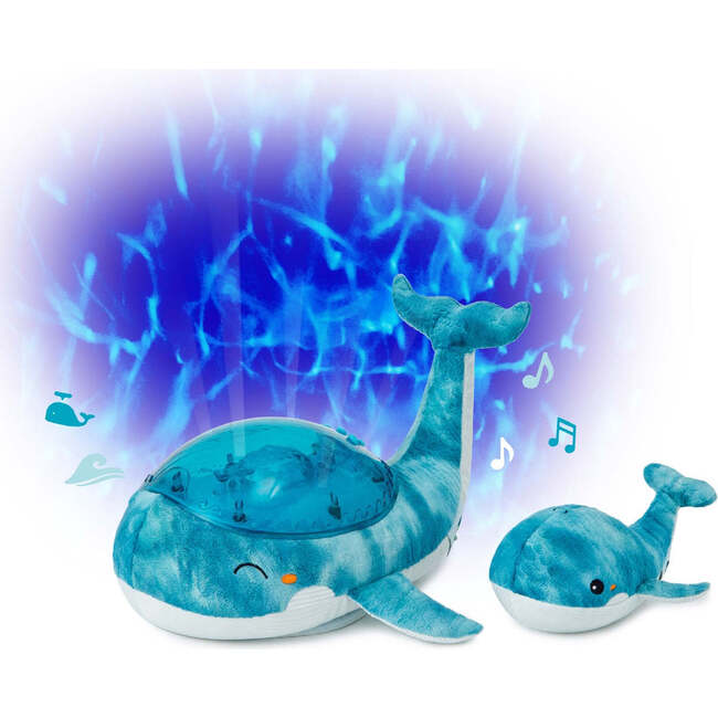 Tranquil Whale Family Blue