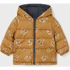 Hooded Reversible Coat, Grey - Coats - 2