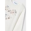 Heart Applique T-Shirt, White - T-Shirts - 2