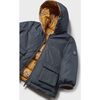 Hooded Reversible Coat, Grey - Coats - 3