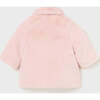 Faux Fur Coat, Pink - Coats - 3