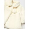 Faux Fur Coat, Cream - Coats - 2