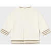 Teddy Bear Graphic Sweater, Beige - Sweaters - 4