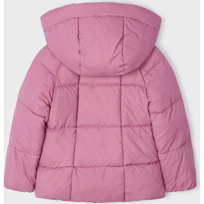 Hooded Puffer Jacket, Pink - Jackets - 6