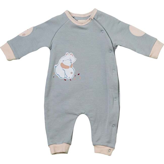 Polar Bear Graphic Babysuit, Green