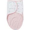 Kitten Print Swaddle, Pink - Swaddles - 1 - thumbnail