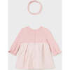 Colorblock Jersey Dress & Headband, Pink - Dresses - 4