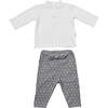 Kitten Graphic Outfit, White - Mixed Apparel Set - 1 - thumbnail