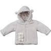 Hooded Bear Welsoft Coat, Beige - Coats - 1 - thumbnail