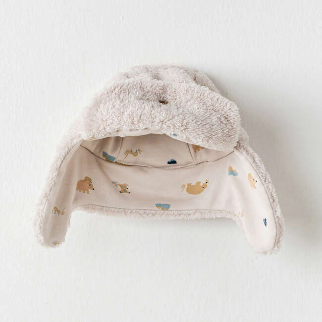 Bear Welsoft Hat, Grey