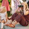 Leonor Pant Set in Navy Peony - Mixed Apparel Set - 3