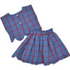 Magnolia Skirt Set in Steel Blue - Mixed Apparel Set - 6