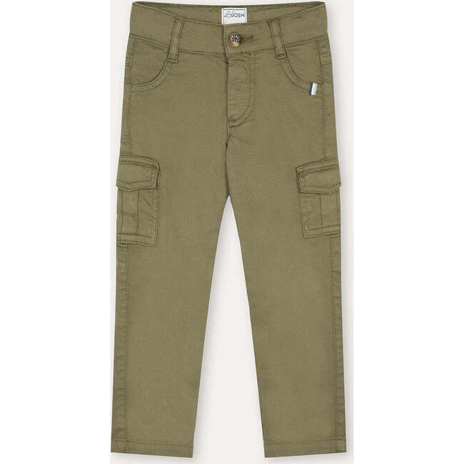 Regular Fit Cargo Trousers, Army Green