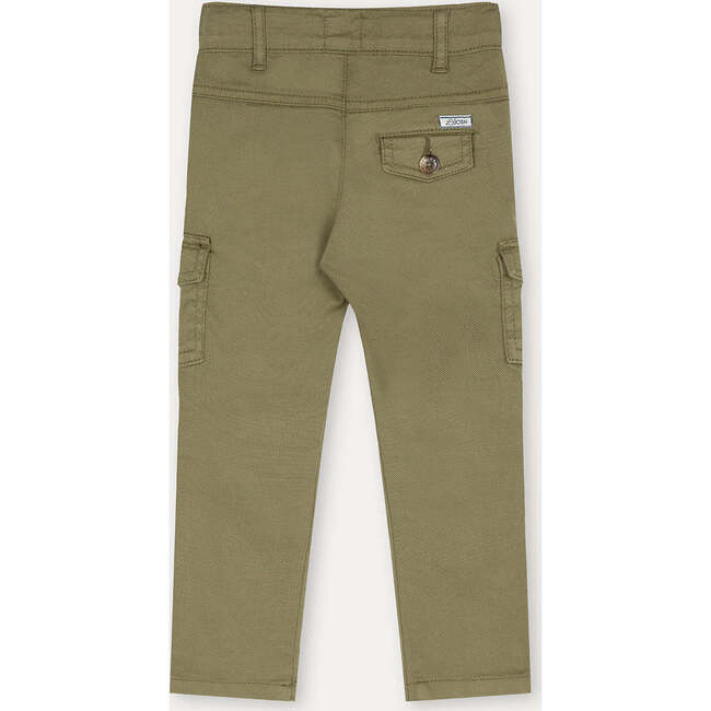 Regular Fit Cargo Trousers, Army Green - Pants - 2