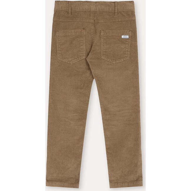 Regular Fit Corduroy Trousers, Taupe - Pants - 2