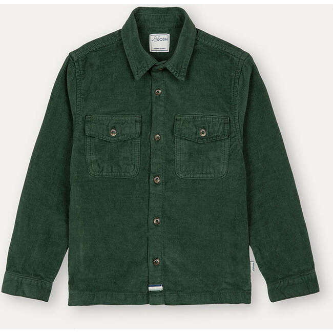 Long Sleeve Corduroy Shirt, Forest Green