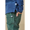 Regular Fit Corduroy Trousers, Forest Green - Pants - 4