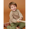 Raglan Sleeve Fleece Sweatshirt, Chocolate - Sweatshirts - 4