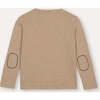 Crew Neck Long Sleeve T-Shirt, Chocolate - T-Shirts - 2