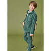 Long Sleeve Corduroy Shirt, Forest Green - Shirts - 4