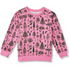 French Terry Print Relaxed Sweatshirt, Botany - Sweatshirts - 1 - thumbnail