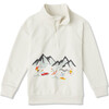 French Terry Print Half Zip Sweatshirt, Snow Sports - Sweatshirts - 1 - thumbnail