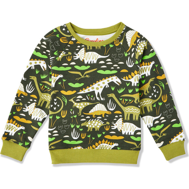 French Terry Print Relaxed Sweatshirt, Paleontology