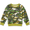 French Terry Print Relaxed Sweatshirt, Paleontology - Sweatshirts - 1 - thumbnail