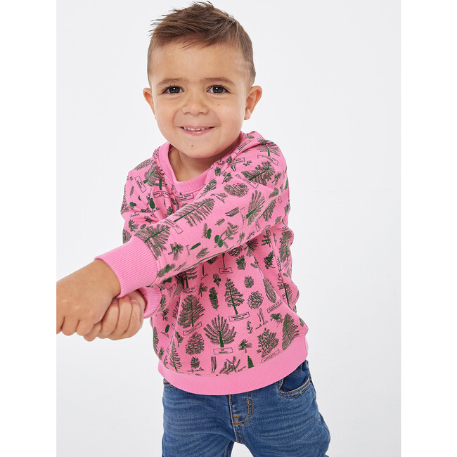 French Terry Print Relaxed Sweatshirt, Botany - Sweatshirts - 2