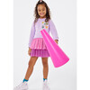 French Terry Print 2-Tier Tulle Sweatshirt Dress, Activism - Dresses - 2