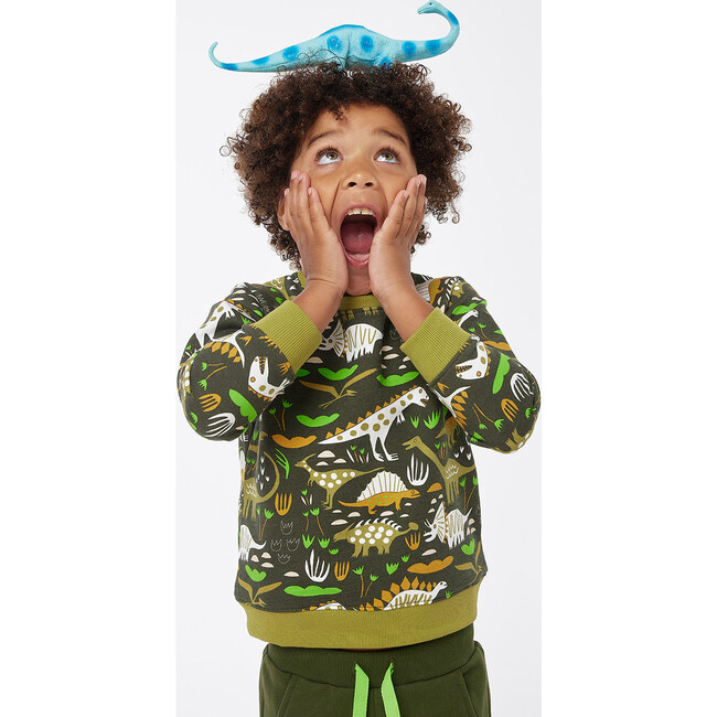 French Terry Print Relaxed Sweatshirt, Paleontology - Sweatshirts - 2