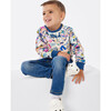 French Terry Print Relaxed Sweatshirt, Activism - Sweatshirts - 2