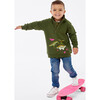 French Terry Print Half Zip Sweatshirt, Paleontology - Sweatshirts - 5