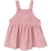 Estelle Pinafore Corduroy Dress, Pink - Dresses - 1 - thumbnail