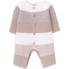 Jude Knit Long Sleeve Jumpsuit, Stripes - Rompers - 1 - thumbnail